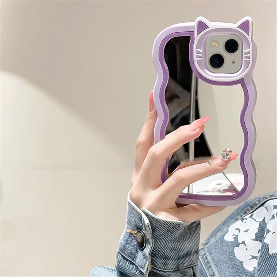 Kitty Mirror Case For iPhone Models