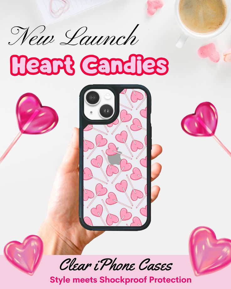 Pink POP Transparent Airskin Cover for iPhone