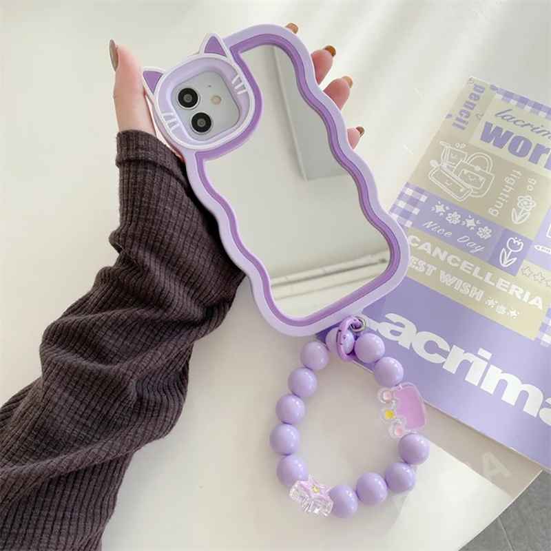 Kitty Mirror Case For iPhone Models