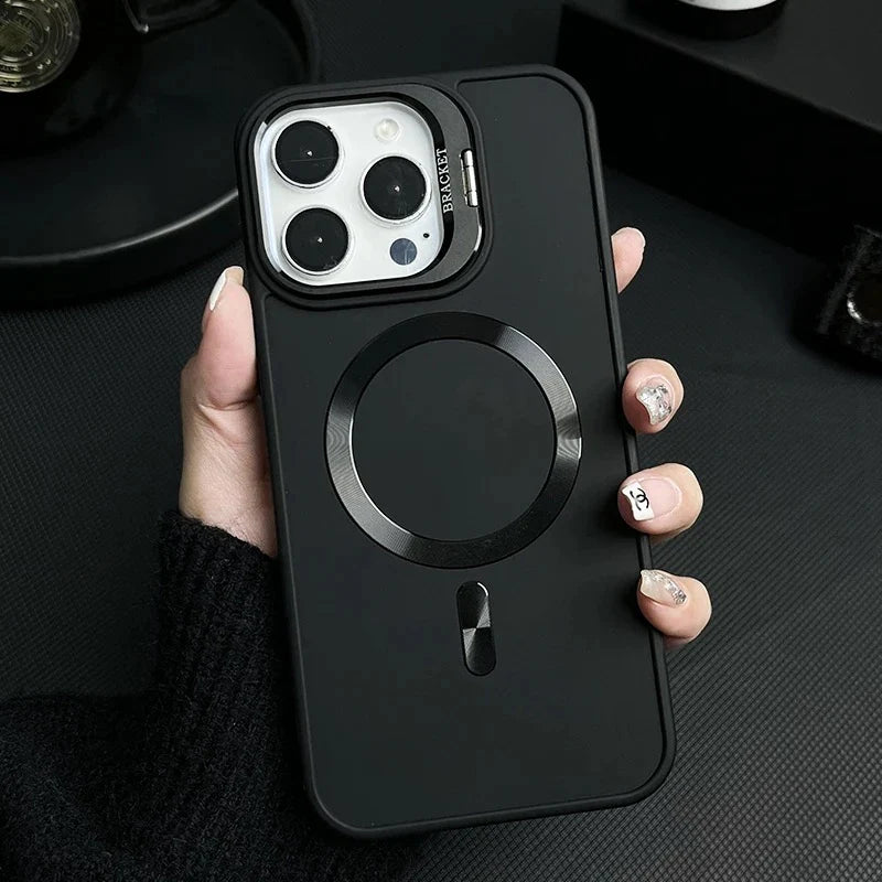 Case Club Magsafe Magnetic camera Bracket Case For iPhone