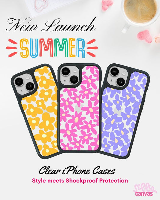 Flower Transparent Airskin Cover for iPhone